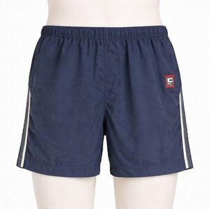 Vtg Ralph Lauren Chaps Men's Athletic Shorts Nylon Navy Running Trim Large